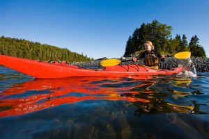 Kayaking in Acadia. Photo © Jerry and Marcy Monkman/EcoPhotography.