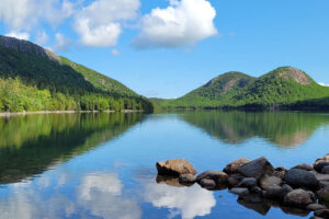 Acadia National Park Bubble Mountains at Jordan Pond